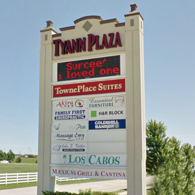 tyann Plaza billboard